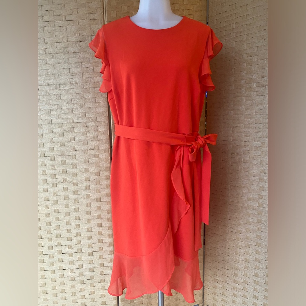 Shelby & Palmer dress size 12 polyester midi length